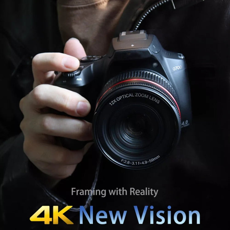 G700 4K / 64MP WiFi Digital Video Camera Camcorder 3.0 Inch IPS Screen 12X Optical Zoom, G700 G700 4K / 64MP WiFi Digital Video Camera Camcorder 3.0 Inch IPS Screen 12X Optical Zoom, G700